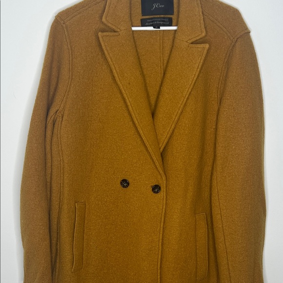 J. crew 100% wool 16 xL- xxL Daphne Topcoat PeaCoat Jacket - Picture 3 of 10